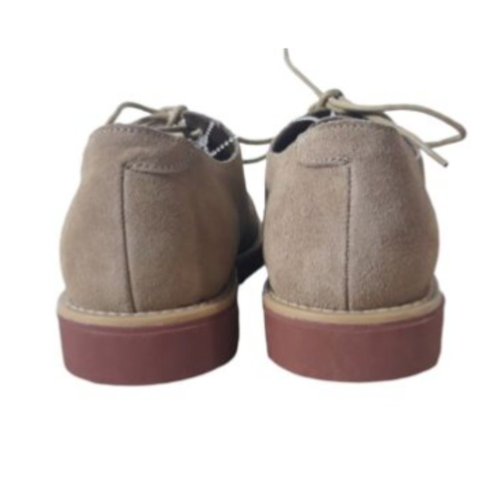Classroom School Uniform Oxford Shoes Youth Size 9.5 Tan Lace up "Bucky" - Picture 7 of 10